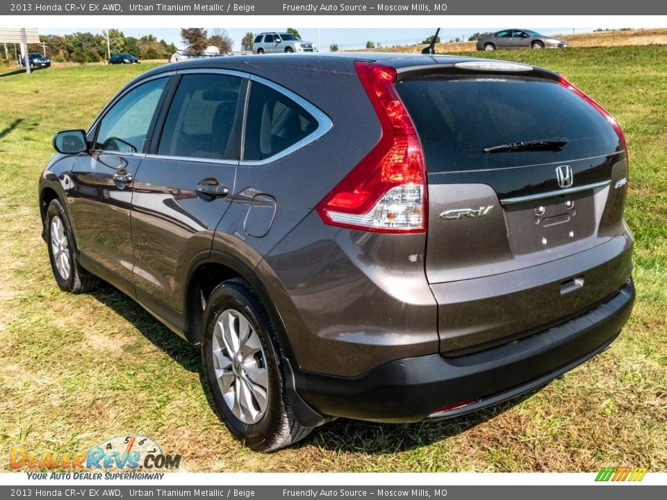 2013 Honda CR-V EX AWD Urban Titanium Metallic / Beige Photo #6