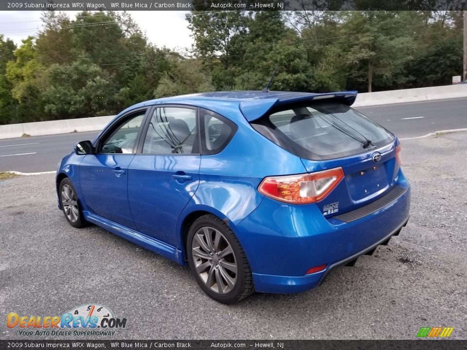 2009 Subaru Impreza WRX Wagon WR Blue Mica / Carbon Black Photo #5