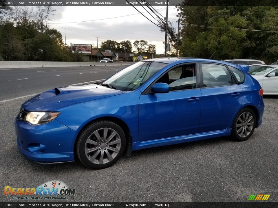 2009 Subaru Impreza WRX Wagon WR Blue Mica / Carbon Black Photo #6