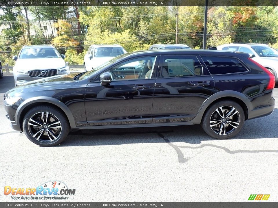 2018 Volvo V90 T5 Onyx Black Metallic / Charcoal Photo #7