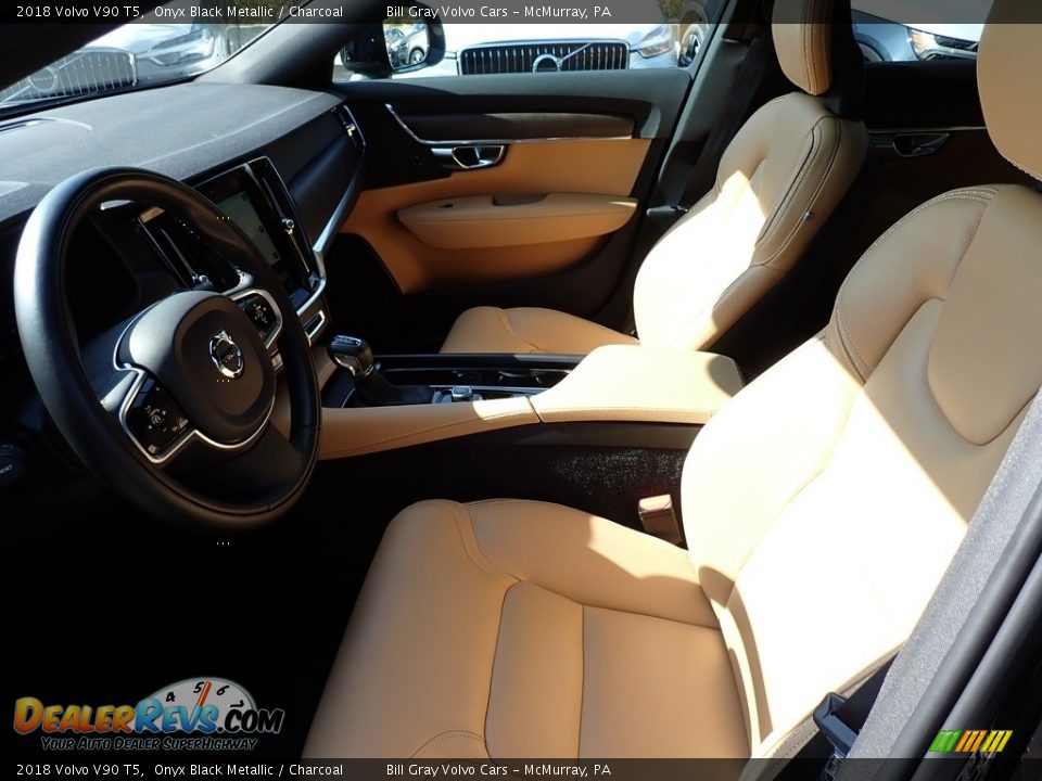 2018 Volvo V90 T5 Onyx Black Metallic / Charcoal Photo #11
