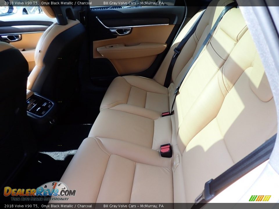 2018 Volvo V90 T5 Onyx Black Metallic / Charcoal Photo #12
