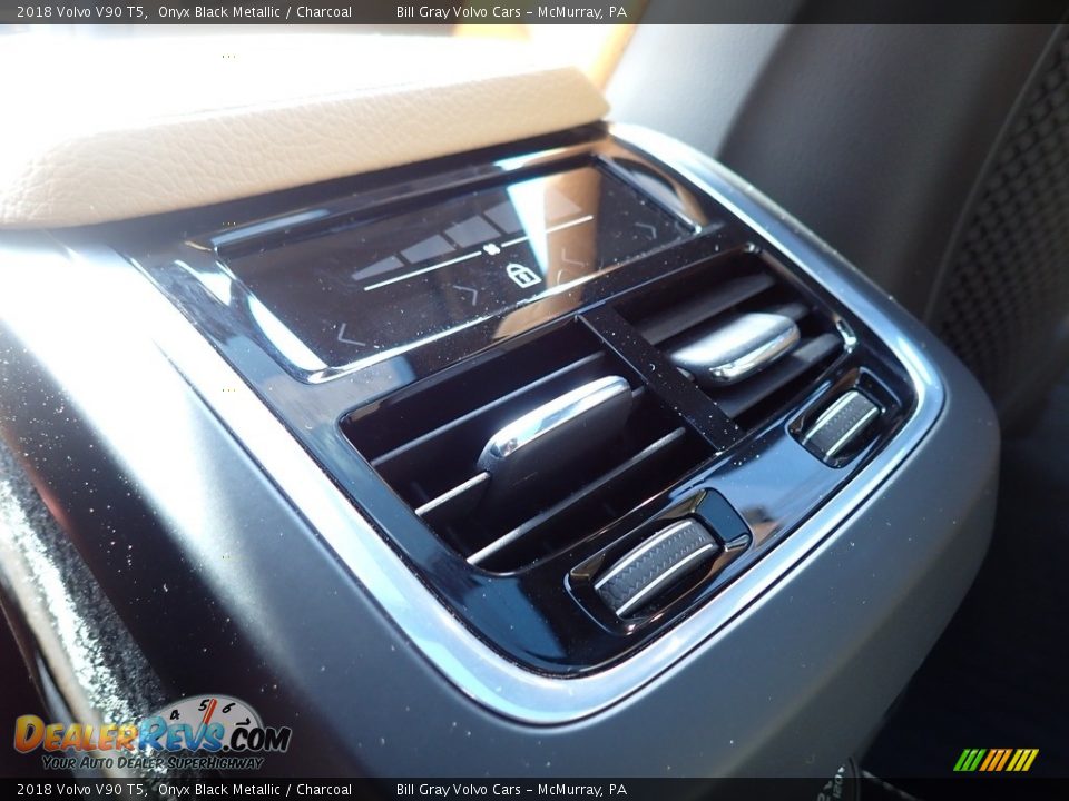 2018 Volvo V90 T5 Onyx Black Metallic / Charcoal Photo #14