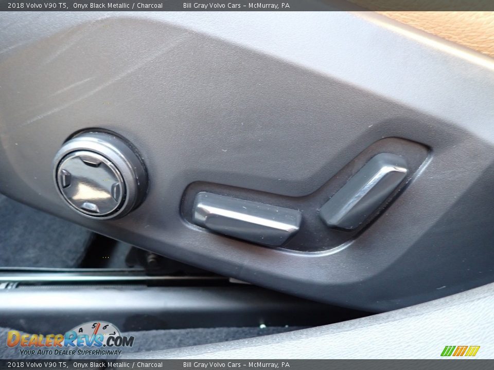 2018 Volvo V90 T5 Onyx Black Metallic / Charcoal Photo #17