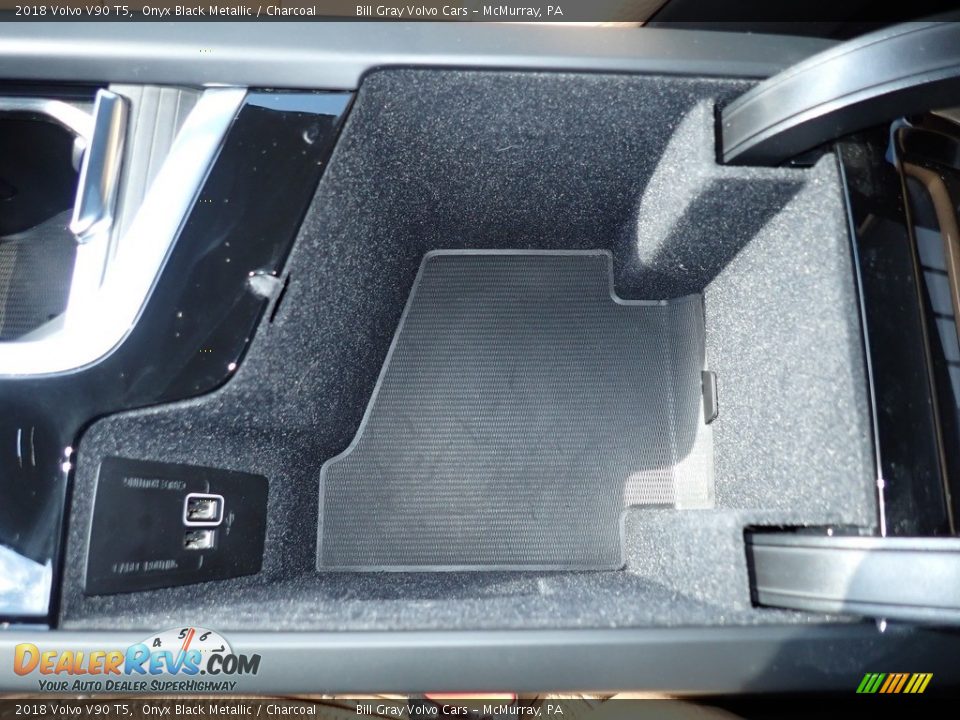 2018 Volvo V90 T5 Onyx Black Metallic / Charcoal Photo #21