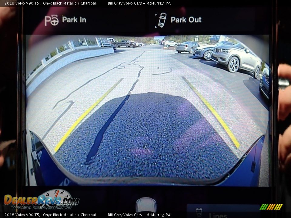 2018 Volvo V90 T5 Onyx Black Metallic / Charcoal Photo #23