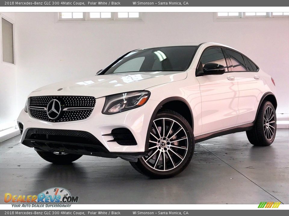 2018 Mercedes-Benz GLC 300 4Matic Coupe Polar White / Black Photo #12