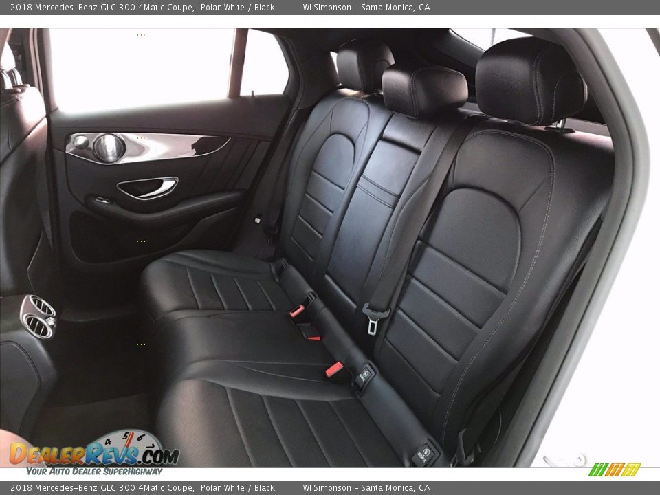 2018 Mercedes-Benz GLC 300 4Matic Coupe Polar White / Black Photo #20