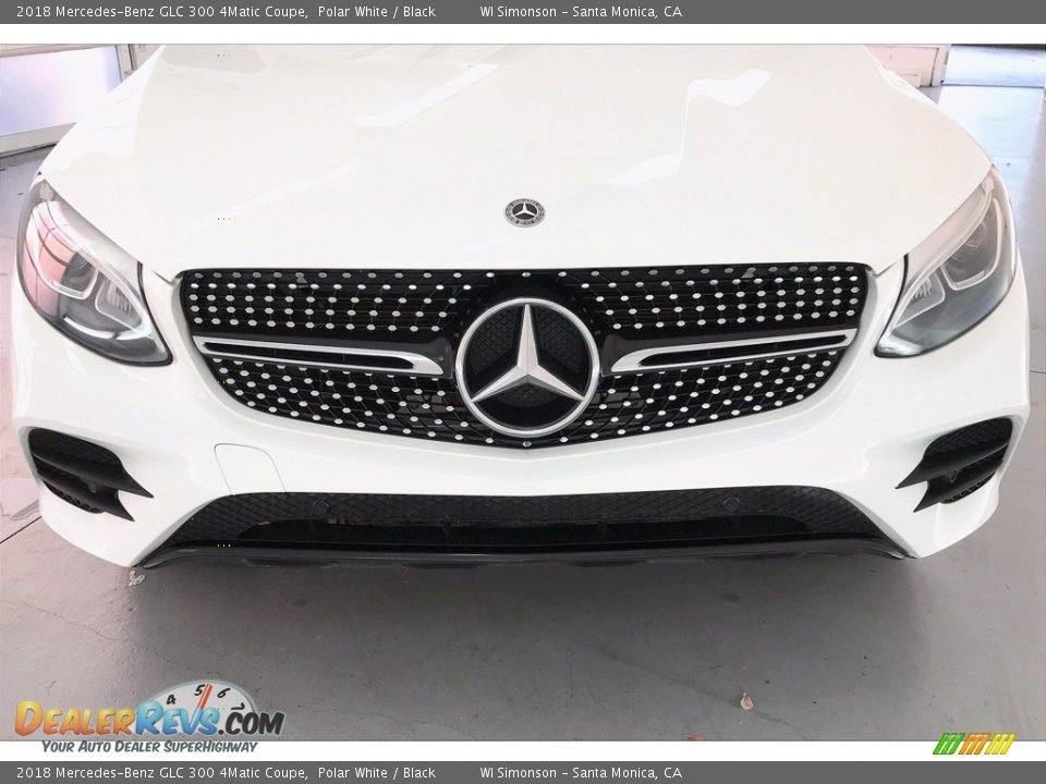 2018 Mercedes-Benz GLC 300 4Matic Coupe Polar White / Black Photo #30