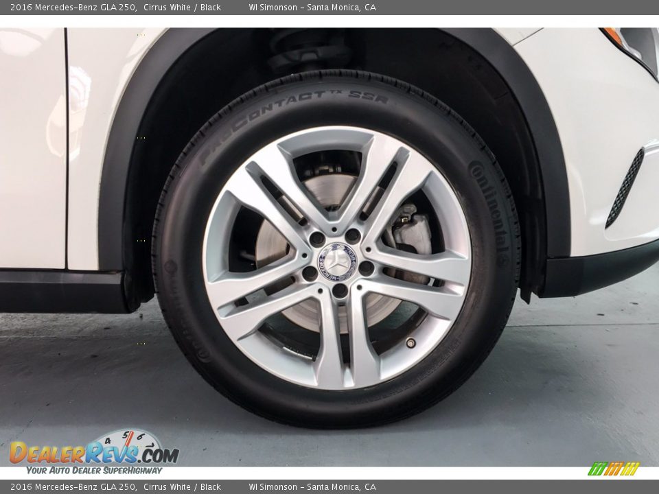 2016 Mercedes-Benz GLA 250 Cirrus White / Black Photo #8