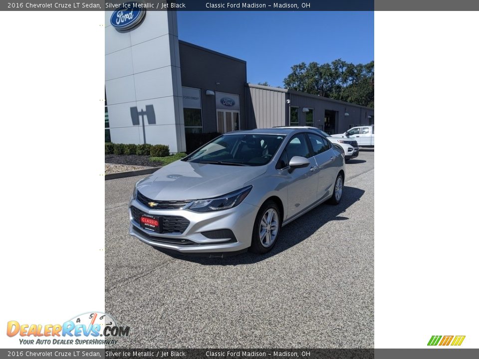 2016 Chevrolet Cruze LT Sedan Silver Ice Metallic / Jet Black Photo #1