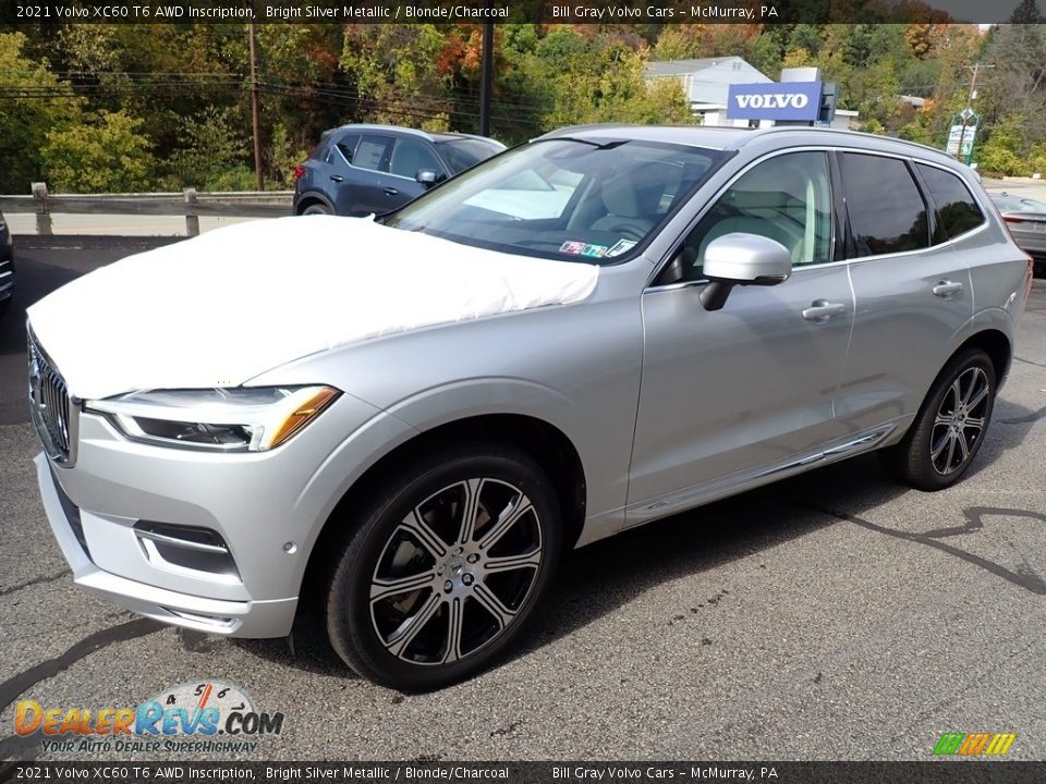 Bright Silver Metallic 2021 Volvo XC60 T6 AWD Inscription Photo #5