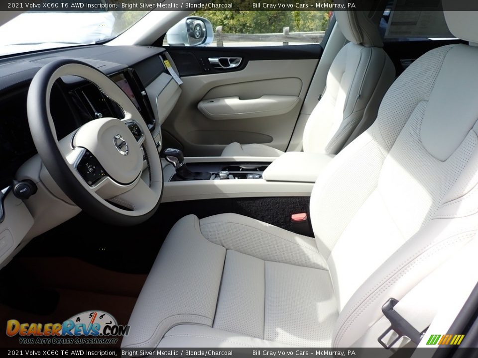 Front Seat of 2021 Volvo XC60 T6 AWD Inscription Photo #7