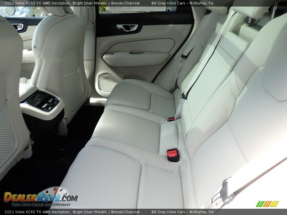 Rear Seat of 2021 Volvo XC60 T6 AWD Inscription Photo #8