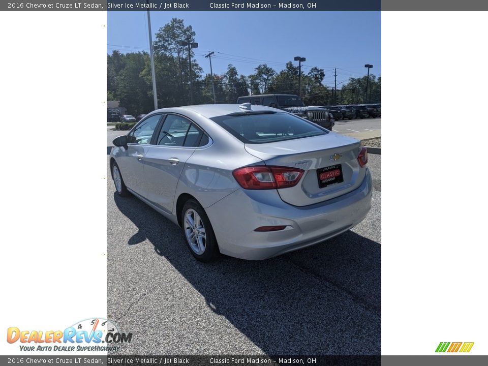 2016 Chevrolet Cruze LT Sedan Silver Ice Metallic / Jet Black Photo #7