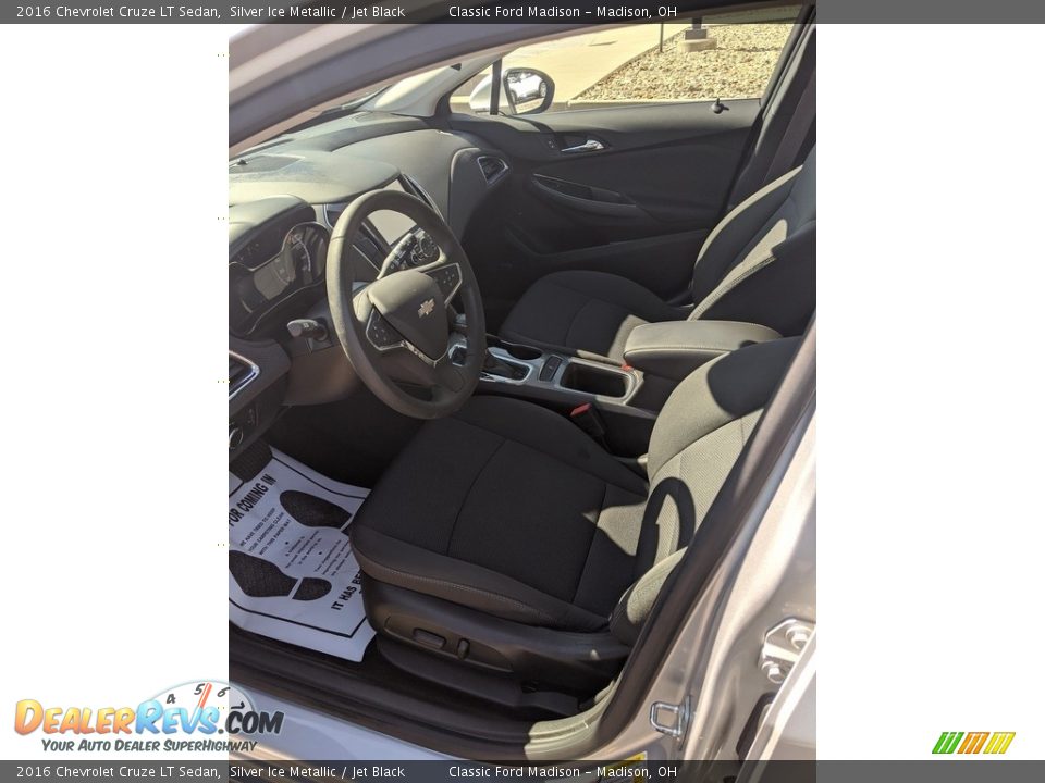 2016 Chevrolet Cruze LT Sedan Silver Ice Metallic / Jet Black Photo #11