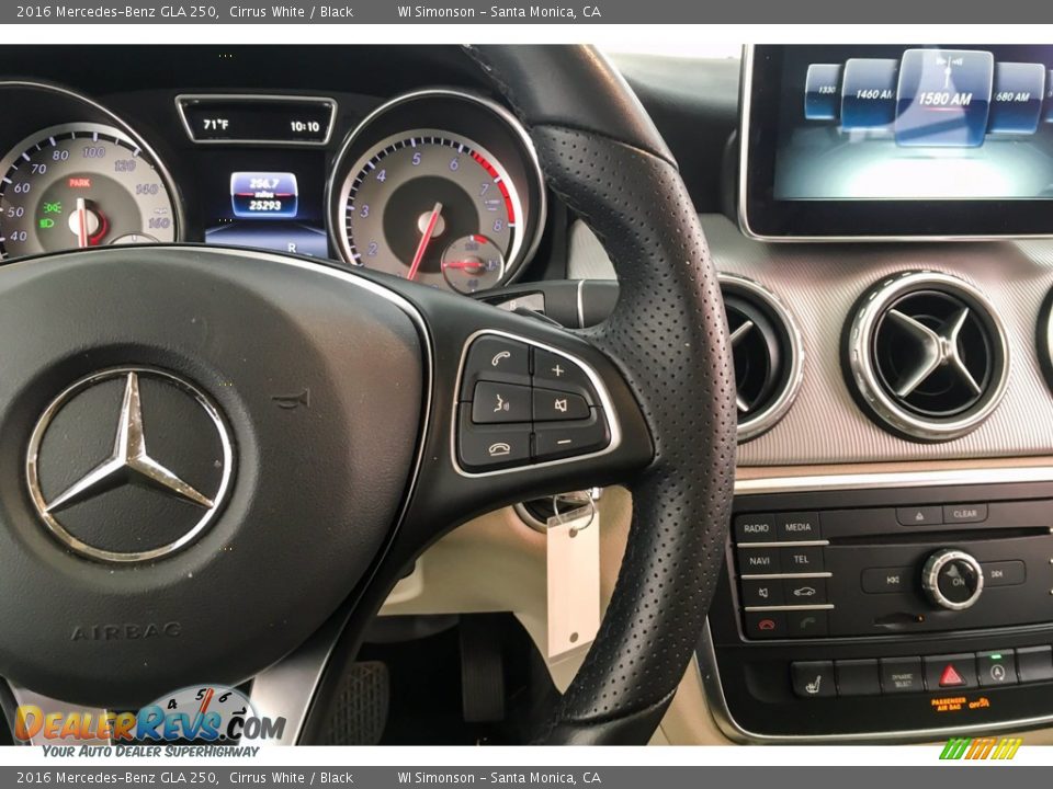2016 Mercedes-Benz GLA 250 Cirrus White / Black Photo #20