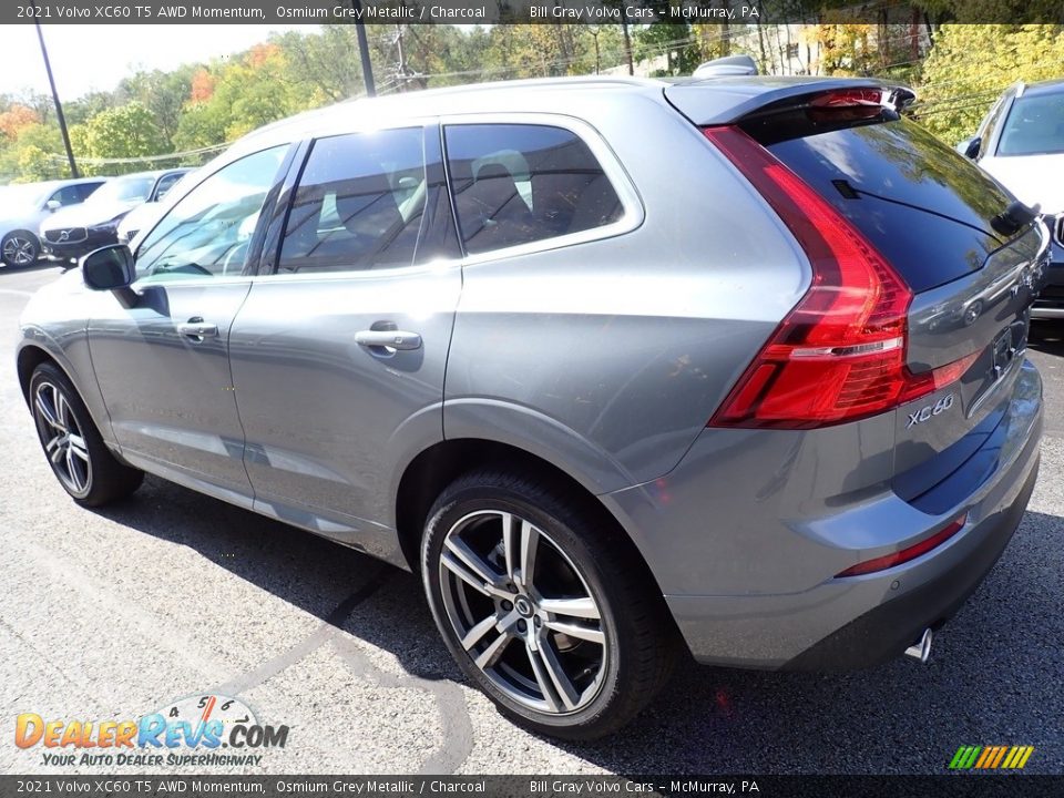 2021 Volvo XC60 T5 AWD Momentum Osmium Grey Metallic / Charcoal Photo #4