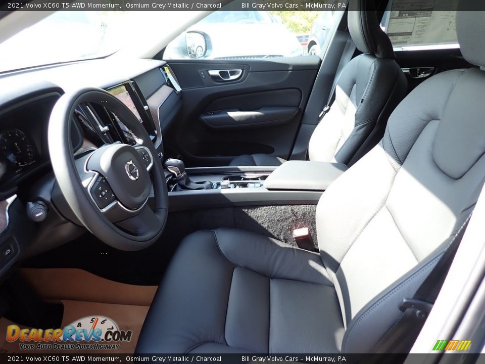 Front Seat of 2021 Volvo XC60 T5 AWD Momentum Photo #7
