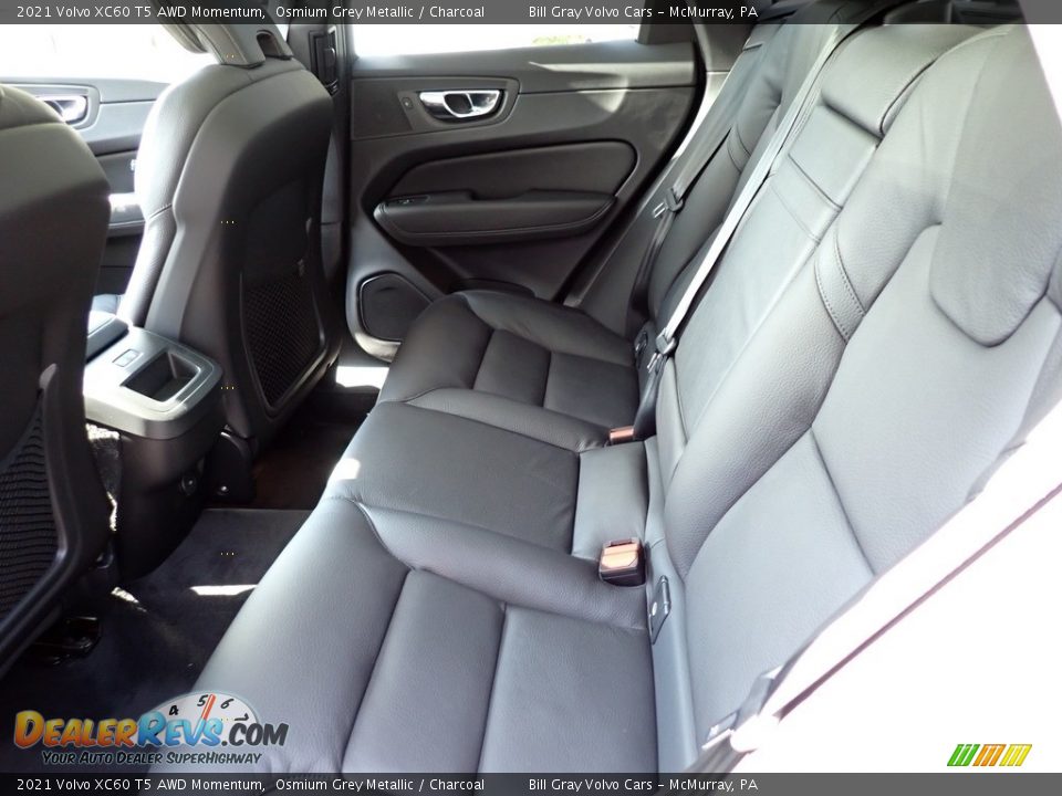 Rear Seat of 2021 Volvo XC60 T5 AWD Momentum Photo #8