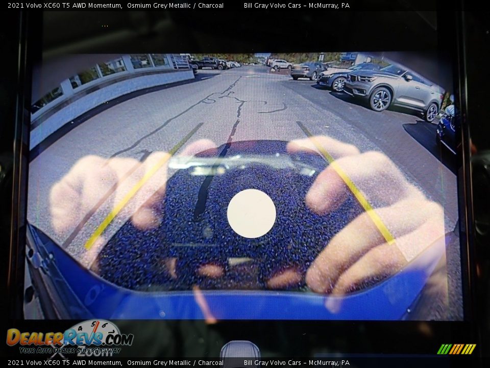2021 Volvo XC60 T5 AWD Momentum Osmium Grey Metallic / Charcoal Photo #14