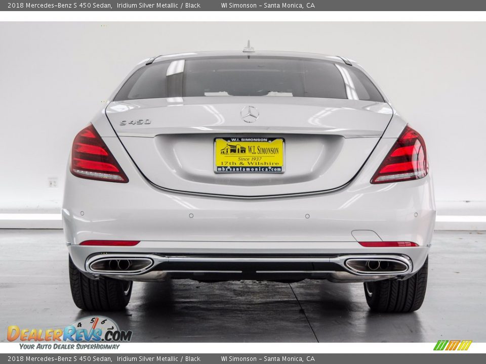 2018 Mercedes-Benz S 450 Sedan Iridium Silver Metallic / Black Photo #4