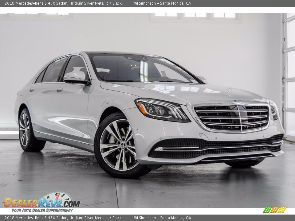 2018 Mercedes-Benz S 450 Sedan Iridium Silver Metallic / Black Photo #12