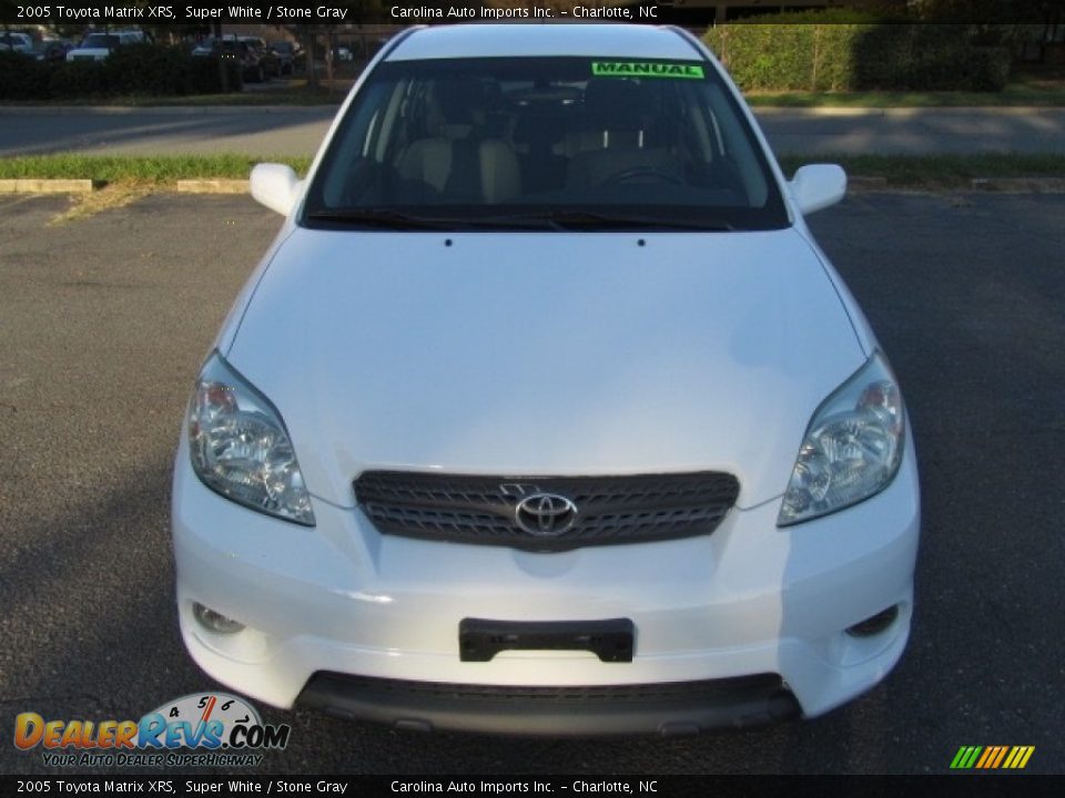 2005 Toyota Matrix XRS Super White / Stone Gray Photo #5