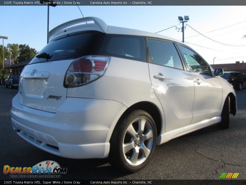 2005 Toyota Matrix XRS Super White / Stone Gray Photo #10