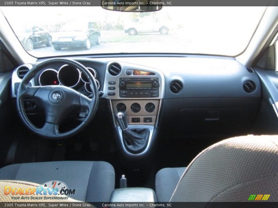 2005 Toyota Matrix XRS Super White / Stone Gray Photo #13