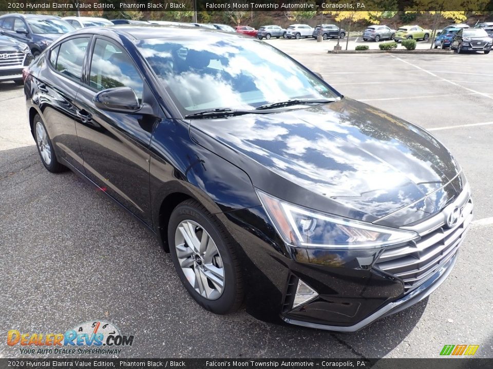 2020 Hyundai Elantra Value Edition Phantom Black / Black Photo #3