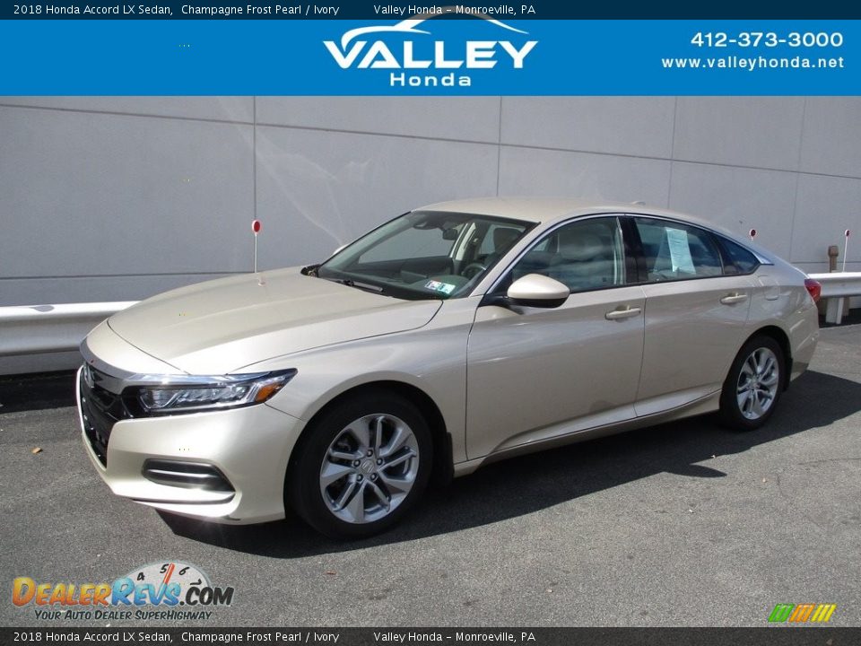 2018 Honda Accord LX Sedan Champagne Frost Pearl / Ivory Photo #1