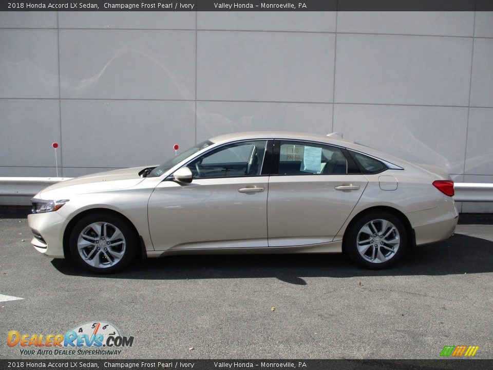 2018 Honda Accord LX Sedan Champagne Frost Pearl / Ivory Photo #2