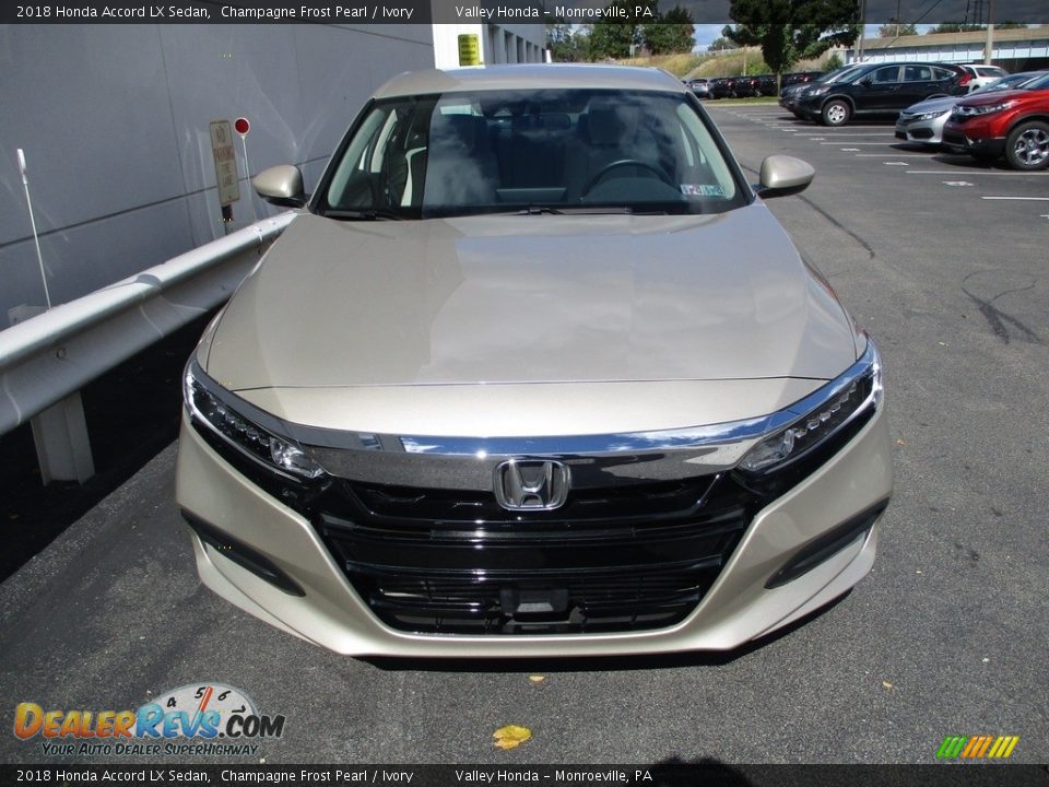 2018 Honda Accord LX Sedan Champagne Frost Pearl / Ivory Photo #7