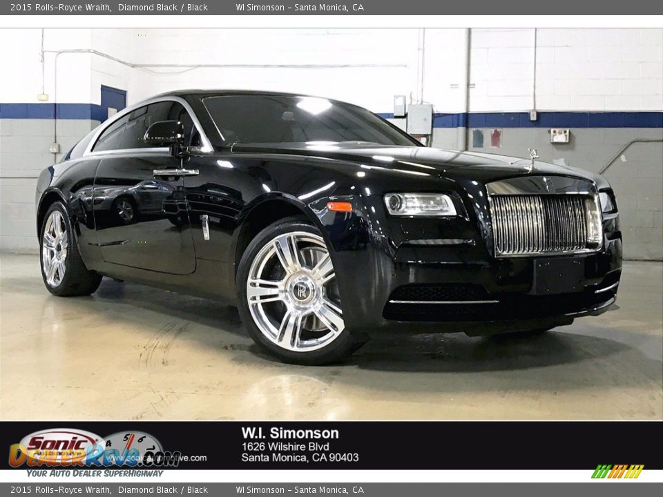 2015 Rolls-Royce Wraith Diamond Black / Black Photo #1