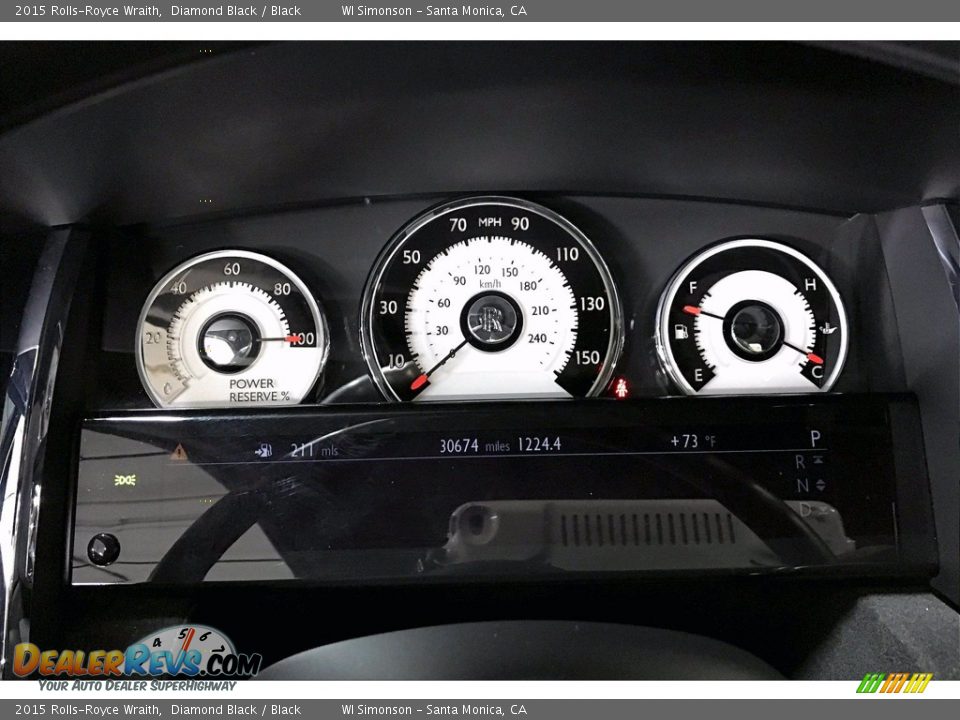 2015 Rolls-Royce Wraith  Gauges Photo #23