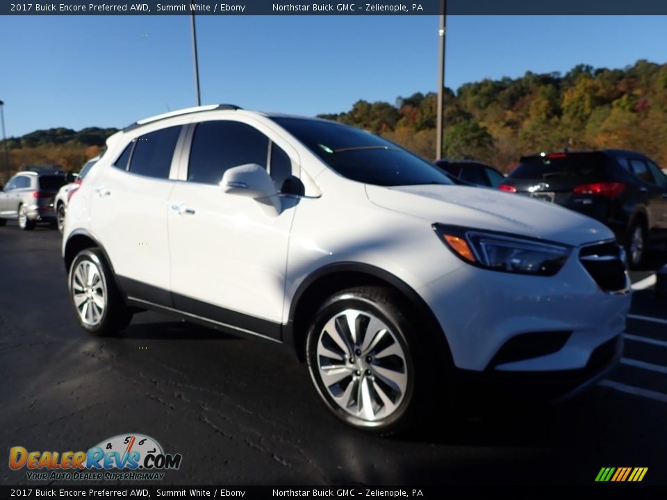 2017 Buick Encore Preferred AWD Summit White / Ebony Photo #4