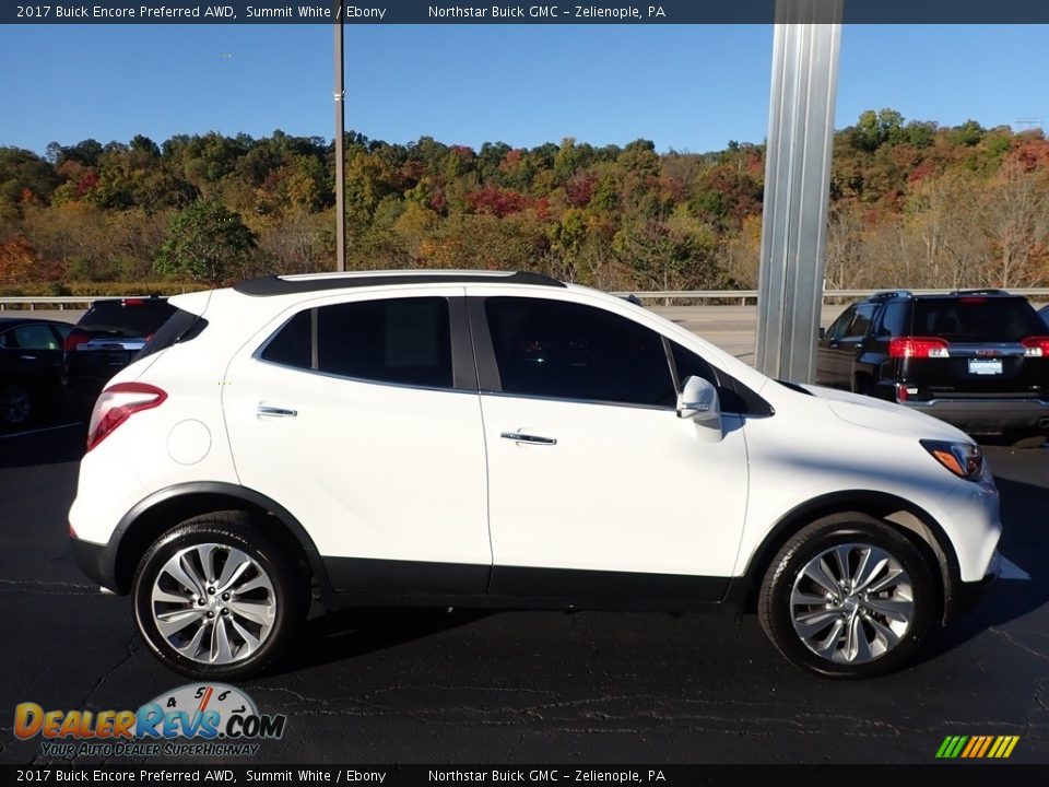 2017 Buick Encore Preferred AWD Summit White / Ebony Photo #5