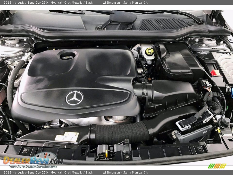 2018 Mercedes-Benz GLA 250 Mountain Grey Metallic / Black Photo #9