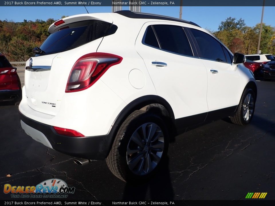 2017 Buick Encore Preferred AWD Summit White / Ebony Photo #9