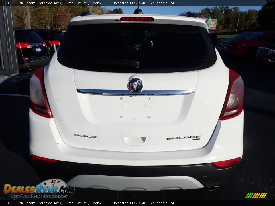 2017 Buick Encore Preferred AWD Summit White / Ebony Photo #10