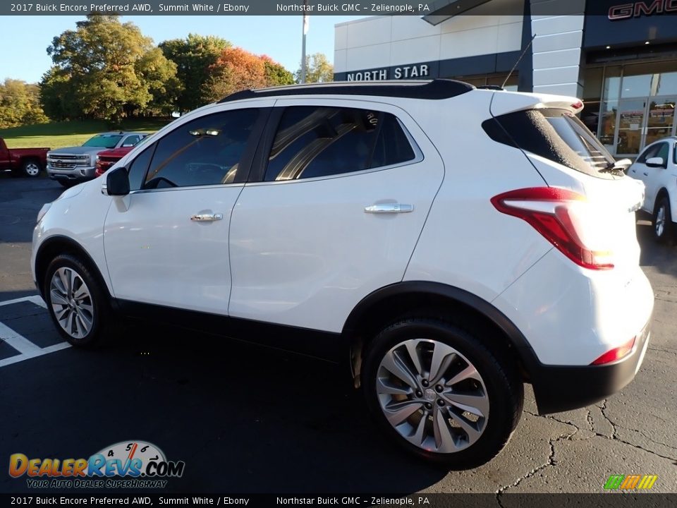 2017 Buick Encore Preferred AWD Summit White / Ebony Photo #12