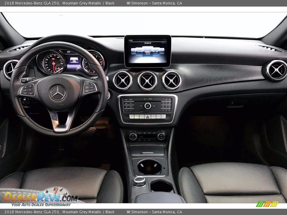 2018 Mercedes-Benz GLA 250 Mountain Grey Metallic / Black Photo #15