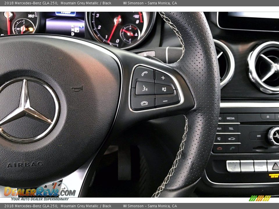 2018 Mercedes-Benz GLA 250 Mountain Grey Metallic / Black Photo #22