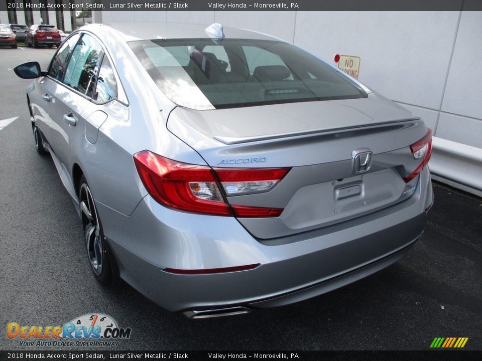 2018 Honda Accord Sport Sedan Lunar Silver Metallic / Black Photo #3