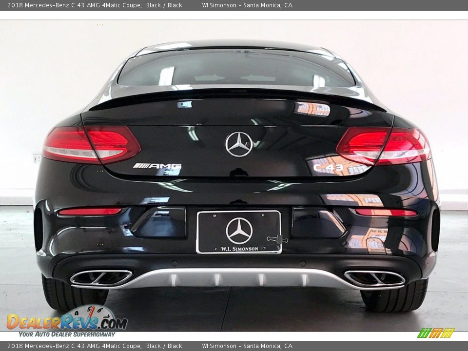 2018 Mercedes-Benz C 43 AMG 4Matic Coupe Black / Black Photo #3