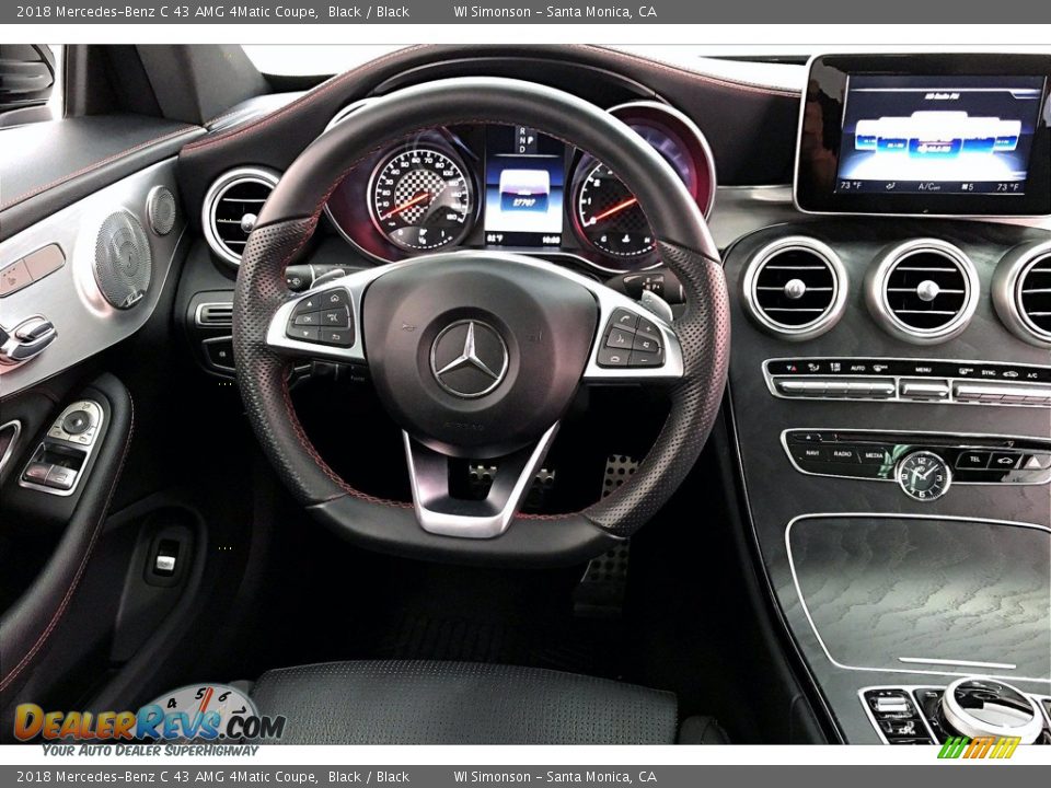 Dashboard of 2018 Mercedes-Benz C 43 AMG 4Matic Coupe Photo #4