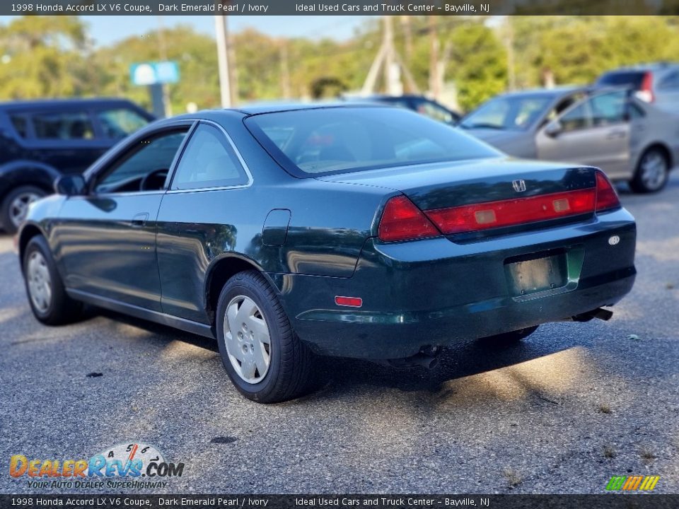 1998 Honda Accord LX V6 Coupe Dark Emerald Pearl / Ivory Photo #2