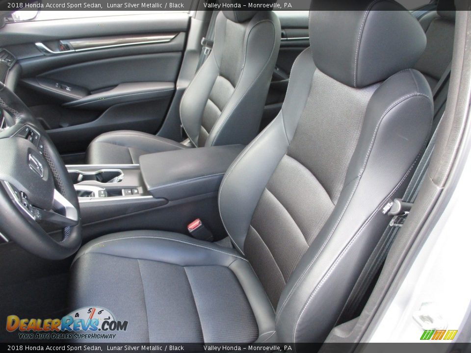 2018 Honda Accord Sport Sedan Lunar Silver Metallic / Black Photo #11
