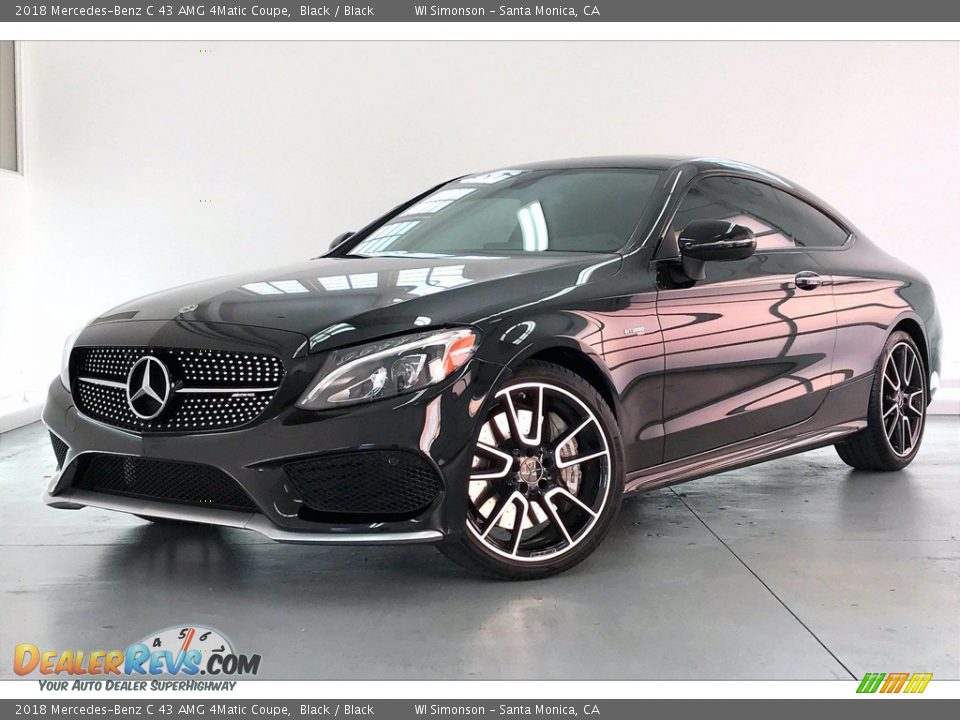 2018 Mercedes-Benz C 43 AMG 4Matic Coupe Black / Black Photo #12